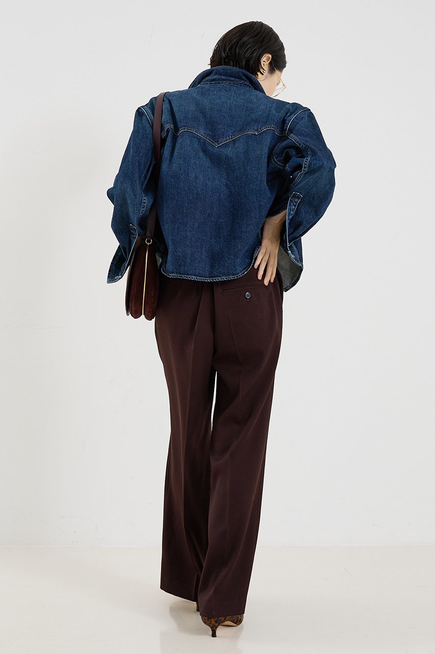 【ザ ストア バイ シー/THE STORE by C】の【COCUCA】ウールツイルパンツ 人気、トレンドファッション・服の通販 founy(ファニー) 　ファッション　Fashion　レディースファッション　Fashion for Women　パンツ　Pants & Trousers　2025年　2025　2025-2026秋冬・A/W　Autumn/Winter 2025–26 AW25–26　ツイル　Twist, Twisted Detail　フレア　Flare, Flared　別注　Limited Edition, Custom Order　A/W・秋冬　Autumn/Winter　other-4|ID: prp329100004669727 ipo3291000000033763333