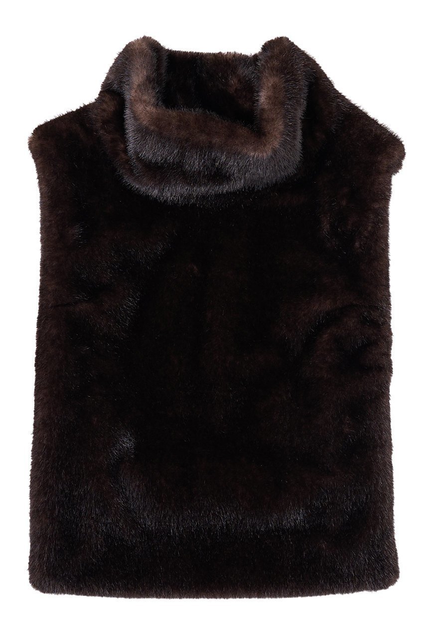 【ザ ストア バイ シー/THE STORE by C】の【COCUCA】フェイクファーベスト 人気、トレンドファッション・服の通販 founy(ファニー) 　ファッション　Fashion　レディースファッション　Fashion for Women　アウター　Coat / Outerwear Collection　レディースジャケット・軽アウター　Jackets　なめらか　Smooth, Silky Texture　サテン　Satin, Glossy Fabric　ジャケット　Jacket, Outerwear　ストール　Stole, Wrap　タートルネック　Turtleneck, High Neck　フランス　France, French　ベスト　Vest, Waistcoat　ラグジュアリー　Luxury, Elegant　冬　Winter / This Winter　 other-1|ID: prp329100004669729 ipo3291000000036109046