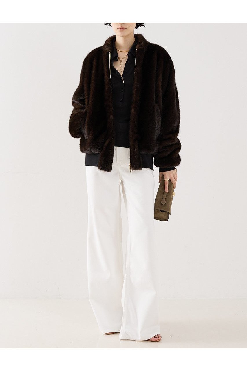 【ザ ストア バイ シー/THE STORE by C】の【COCUCA】フェイクファーブルゾン 人気、トレンドファッション・服の通販 founy(ファニー) 　ファッション　Fashion　レディースファッション　Fashion for Women　アウター　Coat / Outerwear Collection　レディースジャケット・軽アウター　Jackets　ブルゾンジャケット・スポーティアウター　Blouson Jackets　2025年　2025　2025-2026秋冬・A/W　Autumn/Winter 2025–26 AW25–26　なめらか　Smooth, Silky Texture　サテン　Satin, Glossy Fabric　ジャケット　Jacket, Outerwear　バランス　Balance, Style Balance　フランス　France, French　ブルゾン　Blouson, Bomber Jacket　ラグジュアリー　Luxury, Elegant　冬　Winter / This Winter　A/W・秋冬　Autumn/Winter　other-2|ID: prp329100004669730 ipo3291000000033763358