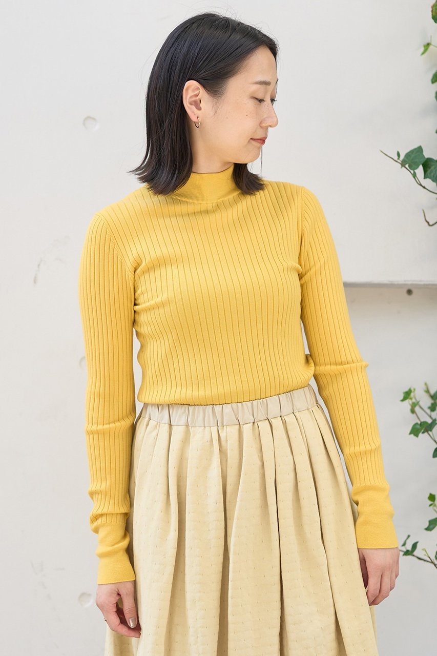 【デザイン ワークス/DESIGN WORKS】のウールバックボタンハイネックニット 人気、トレンドファッション・服の通販 founy(ファニー) 　ファッション　Fashion　レディースファッション　Fashion for Women　トップス・カットソー　Cut & Sew Tops　ニット　Knit Tops & Sweaters　カジュアルプルオーバー・ニットトップス　Pullovers & Knit Tops / Casual Pullovers　おすすめ　Recommended / Our Picks　なめらか　Smooth, Silky Texture　シンプル　Simple, Minimal　ダウン　Down, Puffer　デニム　Denim, Jeans Material　ハイネック　High Neck, Mock Neck　フィット　Fit, Slim Fit　ボトム　Bottoms, Lower Wear　other-3|ID: prp329100004669746 ipo3291000000036056301