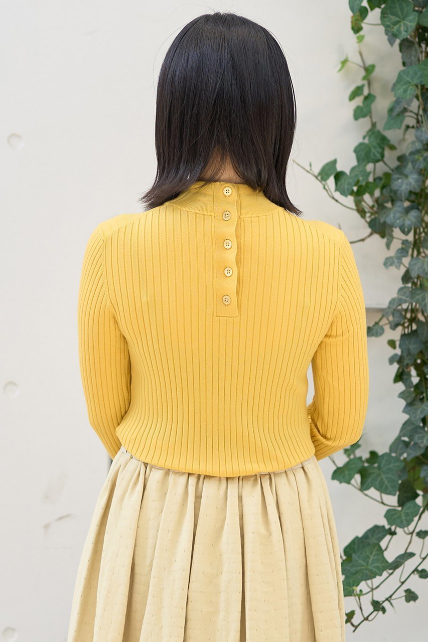 【デザイン ワークス/DESIGN WORKS】のウールバックボタンハイネックニット 人気、トレンドファッション・服の通販 founy(ファニー) 　ファッション　Fashion　レディースファッション　Fashion for Women　トップス・カットソー　Cut & Sew Tops　ニット　Knit Tops & Sweaters　カジュアルプルオーバー・ニットトップス　Pullovers & Knit Tops / Casual Pullovers　おすすめ　Recommended / Our Picks　なめらか　Smooth, Silky Texture　シンプル　Simple, Minimal　ダウン　Down, Puffer　デニム　Denim, Jeans Material　ハイネック　High Neck, Mock Neck　フィット　Fit, Slim Fit　ボトム　Bottoms, Lower Wear　other-5|ID: prp329100004669746 ipo3291000000036056303