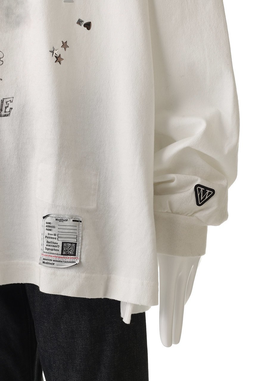 【メゾン ミハラヤスヒロ/Maison MIHARA YASUHIRO / MEN】の【MEN】EMBELLISHED ディストレスト ロング スリーブ Tシャツ 人気、トレンドファッション・服の通販 founy(ファニー) 　ファッション　Fashion　メンズファッション　Fashion for Men　トップス・カットソー　Cut & Sew Tops　メンズシャツ　Shirts　ストーン　Stone, Gem-Like　スリーブ　Sleeve, Long Sleeve / Short Sleeve　ダメージ　Distressed, Destroyed　バランス　Balance, Style Balance　リラックス　Relax, Relaxed Fit　ロング　Long, Long-Length　新作・新入荷　New Arrivals / New In　other-6|ID: prp329100004669748 ipo3291000000033763492