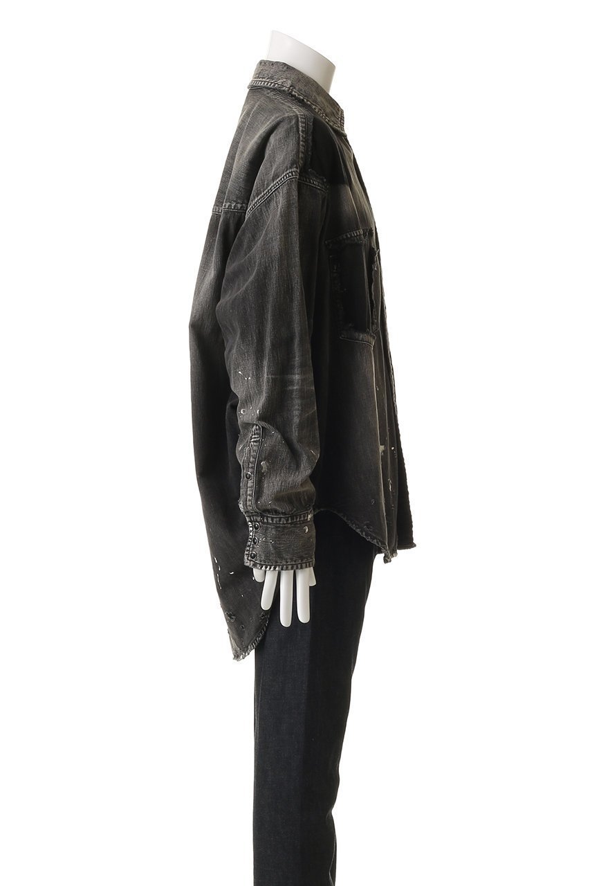 【メゾン ミハラヤスヒロ/Maison MIHARA YASUHIRO / MEN】の【MEN】DENIM シャツ 人気、トレンドファッション・服の通販 founy(ファニー) 　ファッション　Fashion　メンズファッション　Fashion for Men　スリーブ　Sleeve, Long Sleeve / Short Sleeve　ダメージ　Distressed, Destroyed　デニム　Denim, Jeans Material　ポケット　Pocket, Pocket Detail　ロング　Long, Long-Length　新作・新入荷　New Arrivals / New In　other-3|ID: prp329100004669752 ipo3291000000033763515