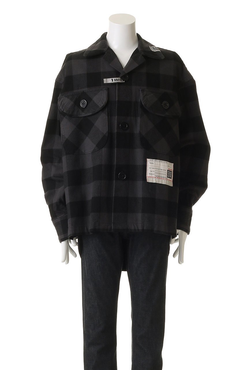 【メゾン ミハラヤスヒロ/Maison MIHARA YASUHIRO / MEN】の【MEN】AMATEUR SEWN チェック シャツ 人気、トレンドファッション・服の通販 founy(ファニー) 　ファッション　Fashion　メンズファッション　Fashion for Men　スリーブ　Sleeve, Long Sleeve / Short Sleeve　チェック　Check, Plaid, Tartan　ポケット　Pocket, Pocket Detail　モダン　Modern, Contemporary　ロング　Long, Long-Length　ワイド　Wide, Wide Fit　新作・新入荷　New Arrivals / New In　other-2|ID: prp329100004669754 ipo3291000000033763525