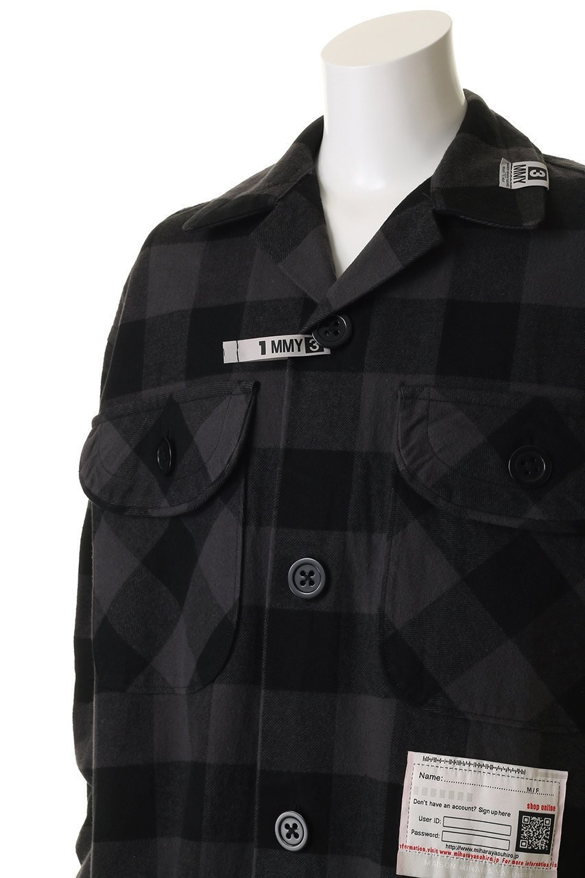 【メゾン ミハラヤスヒロ/Maison MIHARA YASUHIRO / MEN】の【MEN】AMATEUR SEWN チェック シャツ 人気、トレンドファッション・服の通販 founy(ファニー) 　ファッション　Fashion　メンズファッション　Fashion for Men　スリーブ　Sleeve, Long Sleeve / Short Sleeve　チェック　Check, Plaid, Tartan　ポケット　Pocket, Pocket Detail　モダン　Modern, Contemporary　ロング　Long, Long-Length　ワイド　Wide, Wide Fit　新作・新入荷　New Arrivals / New In　other-5|ID: prp329100004669754 ipo3291000000033763529