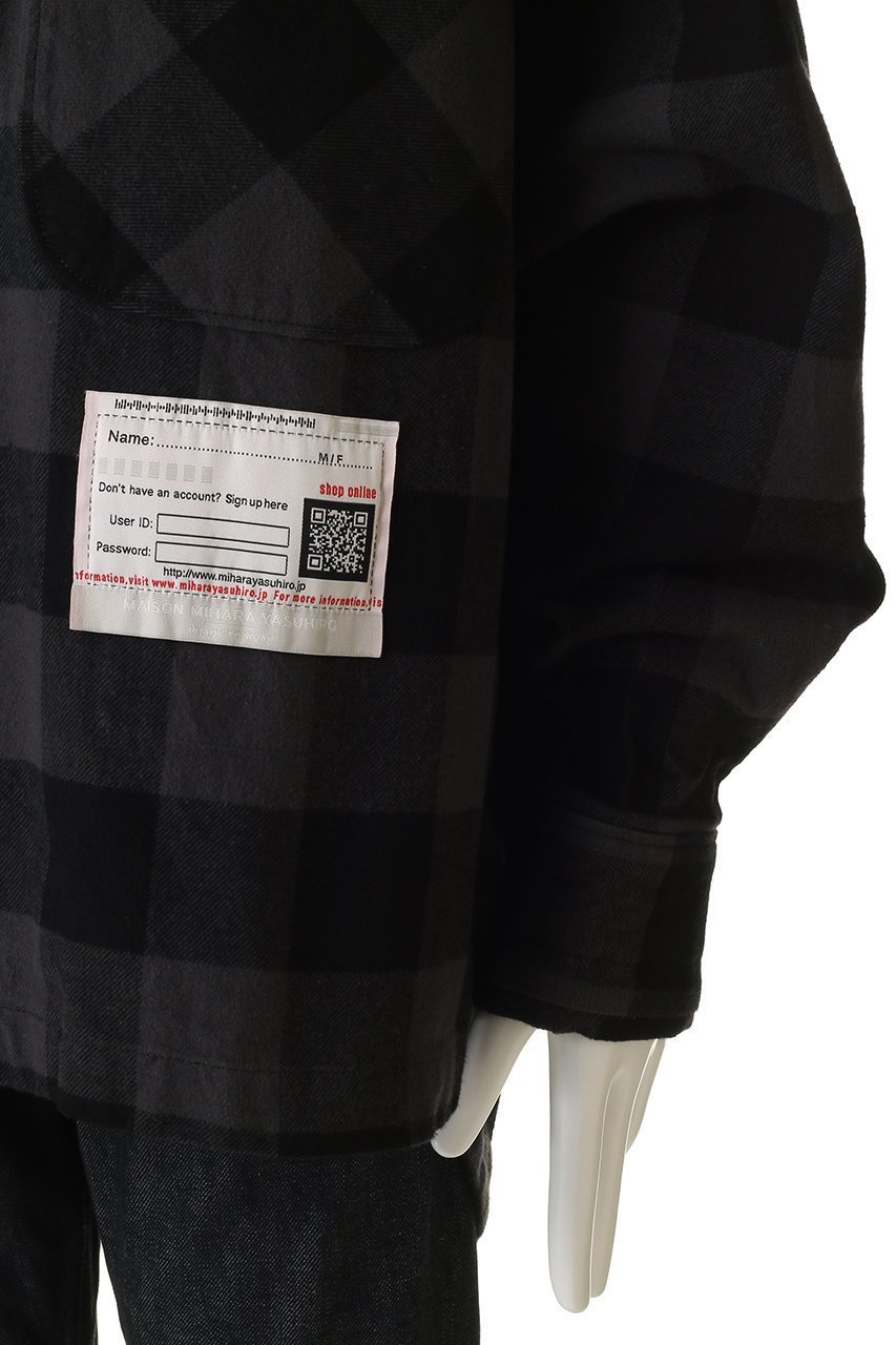 【メゾン ミハラヤスヒロ/Maison MIHARA YASUHIRO / MEN】の【MEN】AMATEUR SEWN チェック シャツ 人気、トレンドファッション・服の通販 founy(ファニー) 　ファッション　Fashion　メンズファッション　Fashion for Men　スリーブ　Sleeve, Long Sleeve / Short Sleeve　チェック　Check, Plaid, Tartan　ポケット　Pocket, Pocket Detail　モダン　Modern, Contemporary　ロング　Long, Long-Length　ワイド　Wide, Wide Fit　新作・新入荷　New Arrivals / New In　other-6|ID: prp329100004669754 ipo3291000000033763531