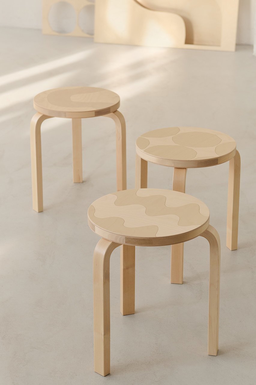 【アルテック/artek / GOODS】のArtek + Marimekko スツール 60 セイレーニ 人気、トレンドファッション・服の通販 founy(ファニー) パターン Pattern, Design Print プリント Print, Printed Pattern other-6|ID: prp329100004669796 ipo3291000000033763822