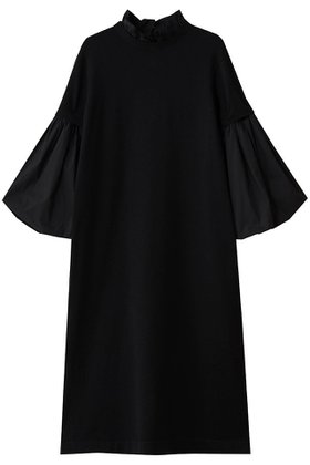 【マリリンムーン/MARILYN MOON】 14Gウール 2way スリーブワンピース人気、トレンドファッション・服の通販 founy(ファニー) ファッション Fashion レディースファッション Fashion for Women ワンピース Dresses チュニック Tunic Tops & Dresses シンプル Simple, Minimal スリーブ Sleeve, Long Sleeve / Short Sleeve チュニック Tunic, Long Top バルーン Balloon, Balloon Silhouette フリル Frill, Ruffle ロング Long, Long-Length |ID:prp329100004671170