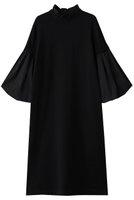 【マリリンムーン/MARILYN MOON】の14Gウール 2way スリーブワンピース 人気、トレンドファッション・服の通販 founy(ファニー) ファッション Fashion レディースファッション Fashion for Women ワンピース Dresses チュニック Tunic Tops & Dresses シンプル Simple, Minimal スリーブ Sleeve, Long Sleeve / Short Sleeve チュニック Tunic, Long Top バルーン Balloon, Balloon Silhouette フリル Frill, Ruffle ロング Long, Long-Length |ID:prp329100004671170