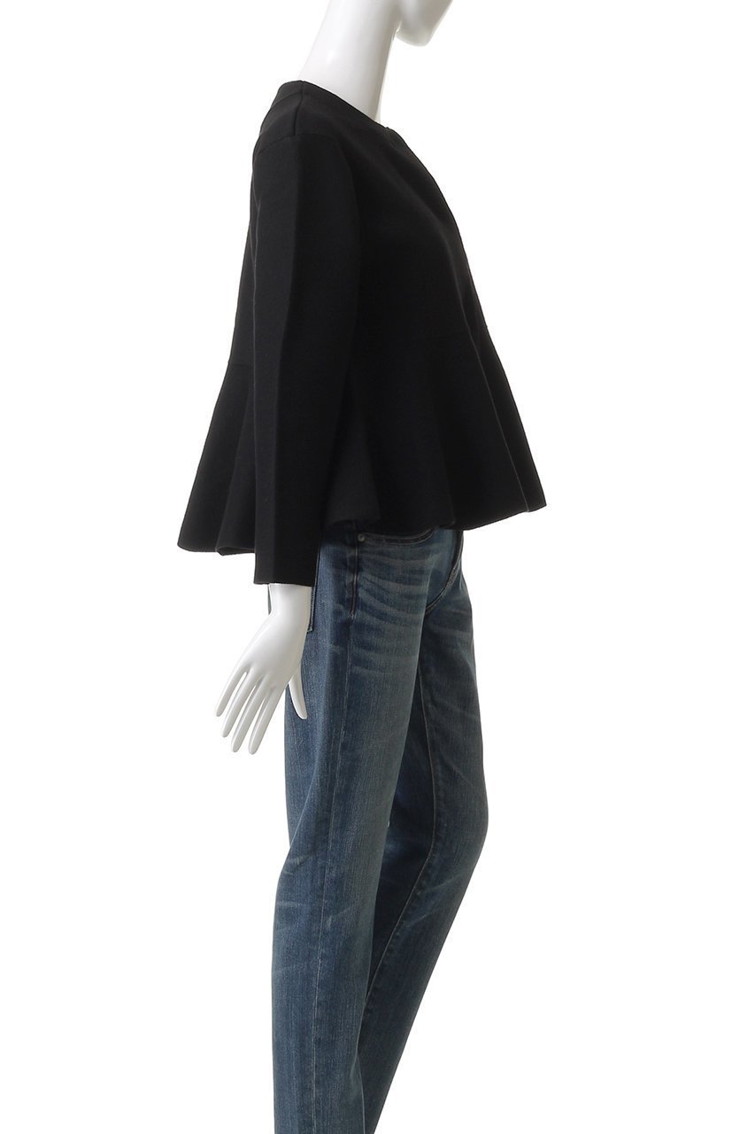 【マリリンムーン/MARILYN MOON】のミラノリブペプラムジャケット 人気、トレンドファッション・服の通販 founy(ファニー) 　ファッション　Fashion　レディースファッション　Fashion for Women　アウター　Coat / Outerwear Collection　レディースジャケット・軽アウター　Jackets　おすすめ　Recommended / Our Picks　なめらか　Smooth, Silky Texture　インナー　Innerwear　カーディガン　Cardigan, Knitwear　コクーン　Cocoon, Cocoon Silhouette　ジャケット　Jacket, Outerwear　バランス　Balance, Style Balance　ミラノリブ　Milano Rib, Milano Stitch　モダン　Modern, Contemporary　今季　This Season, Current Season　新作・新入荷　New Arrivals / New In　other-3|ID: prp329100004671172 ipo3291000000033768637