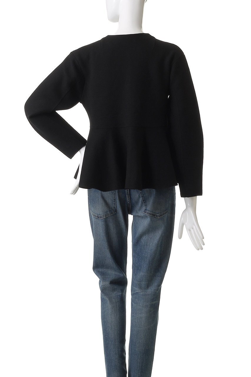 【マリリンムーン/MARILYN MOON】のミラノリブペプラムジャケット 人気、トレンドファッション・服の通販 founy(ファニー) 　ファッション　Fashion　レディースファッション　Fashion for Women　アウター　Coat / Outerwear Collection　レディースジャケット・軽アウター　Jackets　おすすめ　Recommended / Our Picks　なめらか　Smooth, Silky Texture　インナー　Innerwear　カーディガン　Cardigan, Knitwear　コクーン　Cocoon, Cocoon Silhouette　ジャケット　Jacket, Outerwear　バランス　Balance, Style Balance　ミラノリブ　Milano Rib, Milano Stitch　モダン　Modern, Contemporary　今季　This Season, Current Season　新作・新入荷　New Arrivals / New In　other-4|ID: prp329100004671172 ipo3291000000033768638