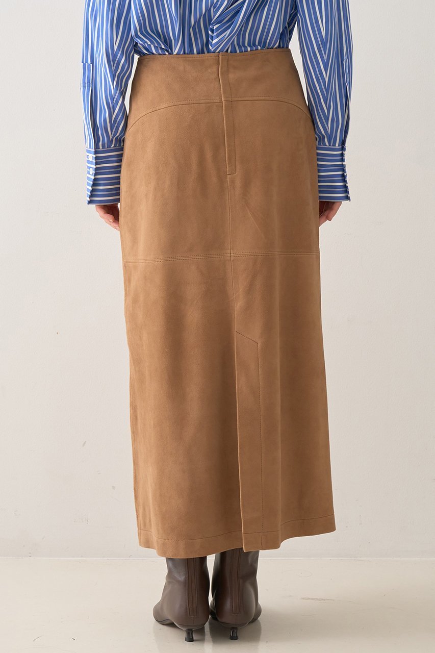 【デザイン ワークス/DESIGN WORKS】のゴートスエードAラインスカート 人気、トレンドファッション・服の通販 founy(ファニー) 　ファッション　Fashion　レディースファッション　Fashion for Women　スカート　Skirts　Aライン・フレアスカート　A-Line & Flared Skirts　ロングスカート　Long Skirts / Maxi & Midi Skirts　おすすめ　Recommended / Our Picks　セットアップ　Set-Up, Coordinated Outfit　ロング　Long, Long-Length　other-3|ID: prp329100004671174 ipo3291000000035616290