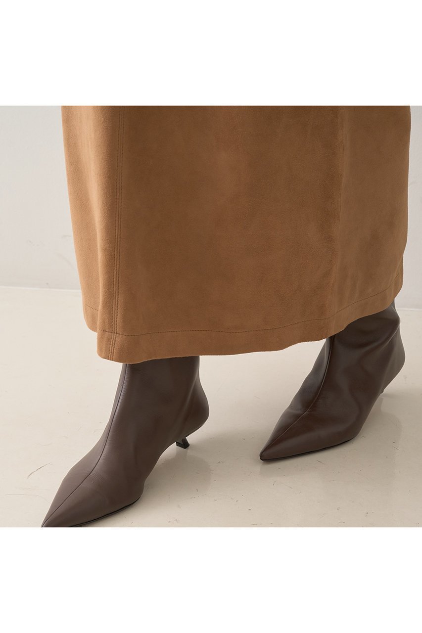 【デザイン ワークス/DESIGN WORKS】のゴートスエードAラインスカート 人気、トレンドファッション・服の通販 founy(ファニー) 　ファッション　Fashion　レディースファッション　Fashion for Women　スカート　Skirts　Aライン・フレアスカート　A-Line & Flared Skirts　ロングスカート　Long Skirts / Maxi & Midi Skirts　おすすめ　Recommended / Our Picks　セットアップ　Set-Up, Coordinated Outfit　ロング　Long, Long-Length　other-7|ID: prp329100004671174 ipo3291000000035616294