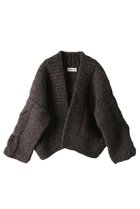 【アユーシ/AAYUSHI】のハンドニットカーディガン Dark Brown|ID: prp329100004671176 ipo3291000000033768672