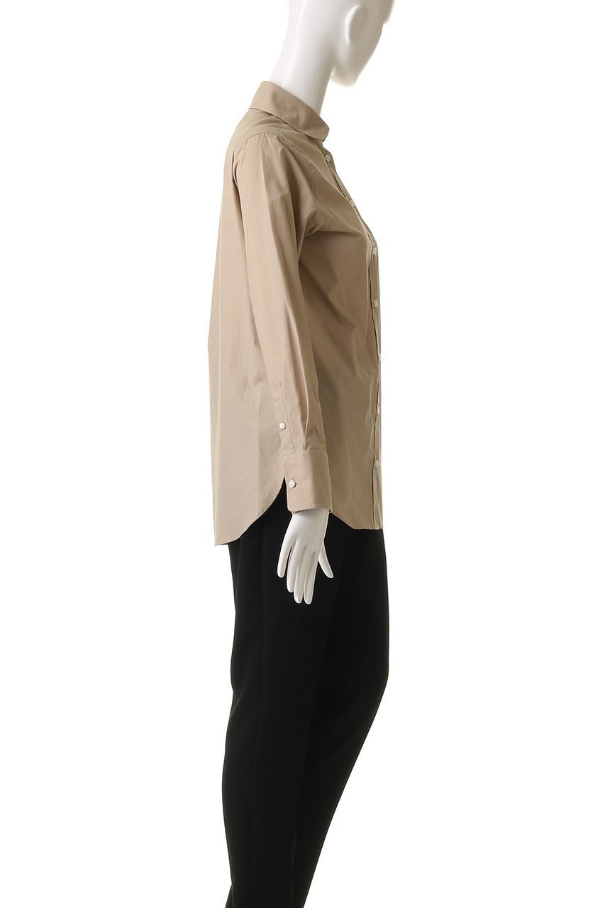 【マディソンブルー/MADISONBLUE】のROUND COLLAR N.MADAME SH ラウンドカラーシャツ 人気、トレンドファッション・服の通販 founy(ファニー) 　ファッション　Fashion　レディースファッション　Fashion for Women　トップス・カットソー　Cut & Sew Tops　シャツ・ブラウス・オフィスカジュアル　Elegant Blouses & Button-Ups　エレガント 上品　Elegant　シェイプ　Shape, Slim Fit　スリーブ　Sleeve, Long Sleeve / Short Sleeve　ピーチ　Peach, Soft Touch　ベーシック　Basic, Essential　ラウンド　Round, Round Neck　ロング　Long, Long-Length　冬　Winter / This Winter　新作・新入荷　New Arrivals / New In　other-3|ID: prp329100004671180 ipo3291000000033768700