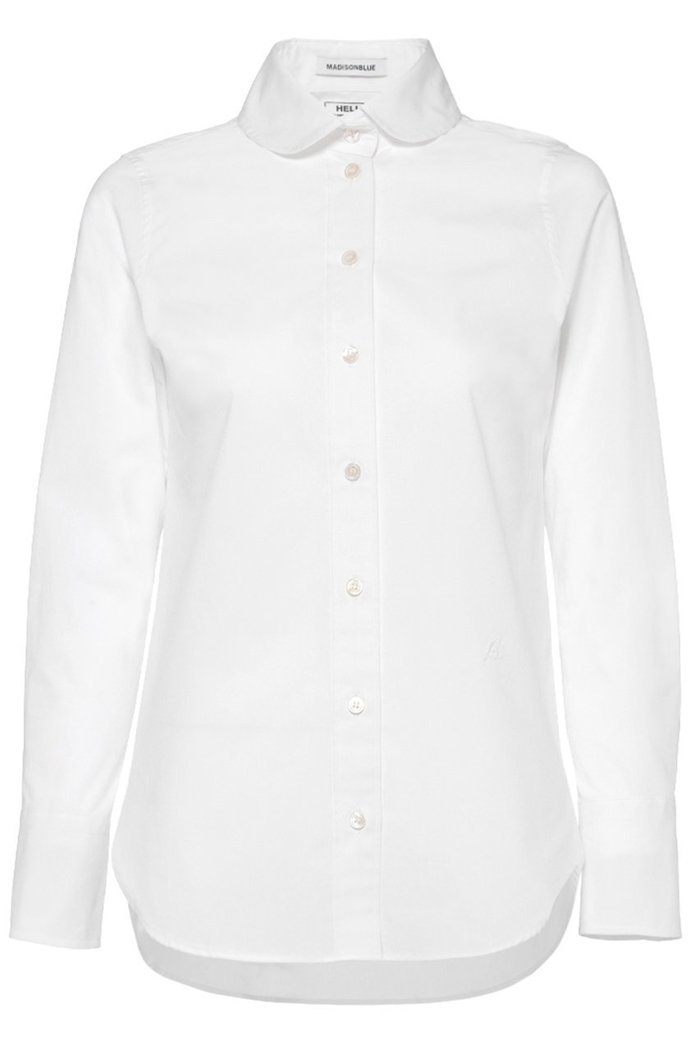 【マディソンブルー/MADISONBLUE】のROUND COLLAR N.MADAME SH ラウンドカラーシャツ インテリア・キッズ・メンズ・レディースファッション・服の通販 founy(ファニー) https://founy.com/ ファッション Fashion レディースファッション Fashion for Women トップス・カットソー Cut & Sew Tops シャツ・ブラウス・オフィスカジュアル Elegant Blouses & Button-Ups エレガント 上品 Elegant シェイプ Shape, Slim Fit スリーブ Sleeve, Long Sleeve / Short Sleeve ピーチ Peach, Soft Touch ベーシック Basic, Essential ラウンド Round, Round Neck ロング Long, Long-Length 冬 Winter / This Winter |ID: prp329100004671180 ipo3291000000036134345