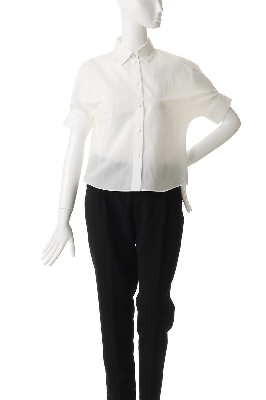 【マディソンブルー/MADISONBLUE】のPUFF SLEEVES SH パフスリーブシャツ 人気、トレンドファッション・服の通販 founy(ファニー) 　ファッション　Fashion　レディースファッション　Fashion for Women　トップス・カットソー　Cut & Sew Tops　シャツ・ブラウス・オフィスカジュアル　Elegant Blouses & Button-Ups　ショート　Short, Short Length　ストレッチ　Stretch, Stretchy Fabric　スリーブ　Sleeve, Long Sleeve / Short Sleeve　バランス　Balance, Style Balance　新作・新入荷　New Arrivals / New In　other-2|ID: prp329100004671181 ipo3291000000033768705