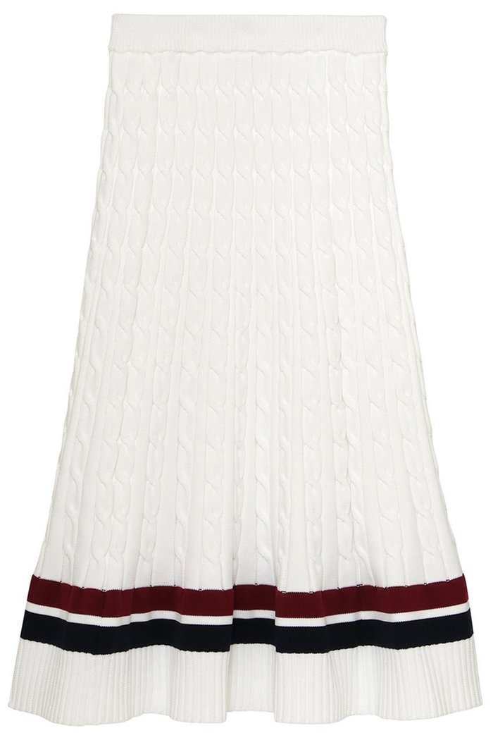 【マディソンブルー/MADISONBLUE】のCABLE FLARE LONG SK フレアロングスカート インテリア・キッズ・メンズ・レディースファッション・服の通販 founy(ファニー) https://founy.com/ ファッション Fashion レディースファッション Fashion for Women スカート Skirts ロングスカート Long Skirts / Maxi & Midi Skirts スポーティ Sporty, Casual Athletic フレア Flare, Flared ロング Long, Long-Length |ID: prp329100004671183 ipo3291000000033768715