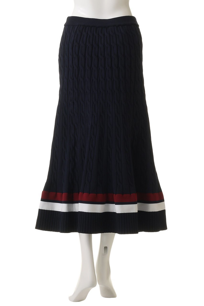 【マディソンブルー/MADISONBLUE】のCABLE FLARE LONG SK フレアロングスカート 人気、トレンドファッション・服の通販 founy(ファニー) 　ファッション　Fashion　レディースファッション　Fashion for Women　スカート　Skirts　ロングスカート　Long Skirts / Maxi & Midi Skirts　スポーティ　Sporty, Casual Athletic　フレア　Flare, Flared　ロング　Long, Long-Length　新作・新入荷　New Arrivals / New In　other-4|ID: prp329100004671183 ipo3291000000033768720