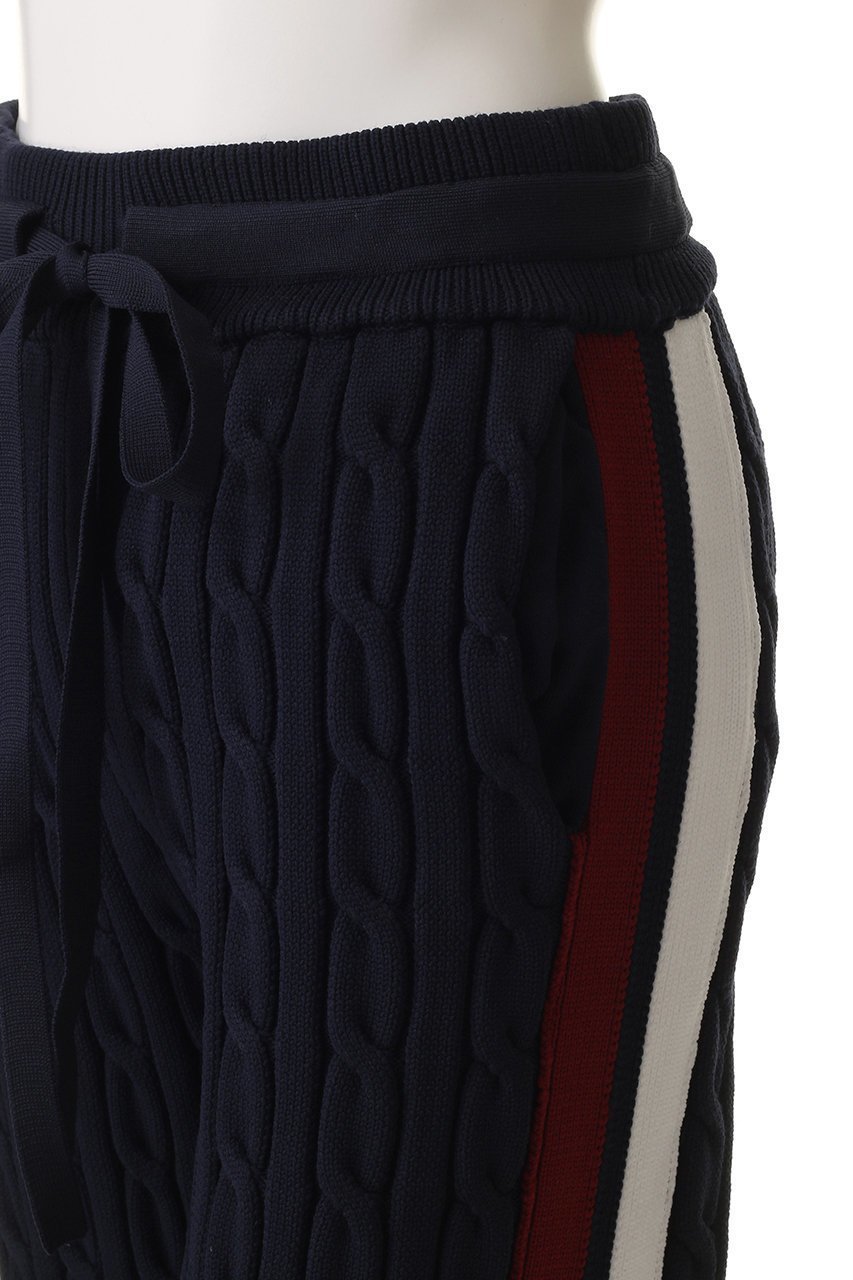【マディソンブルー/MADISONBLUE】のSIDESTRIPE CABLE PANTS パンツ 人気、トレンドファッション・服の通販 founy(ファニー) 　ファッション　Fashion　レディースファッション　Fashion for Women　パンツ　Pants & Trousers　ストレート　Straight, Straight Cut　スポーティ　Sporty, Casual Athletic　新作・新入荷　New Arrivals / New In　other-5|ID: prp329100004671184 ipo3291000000033768728