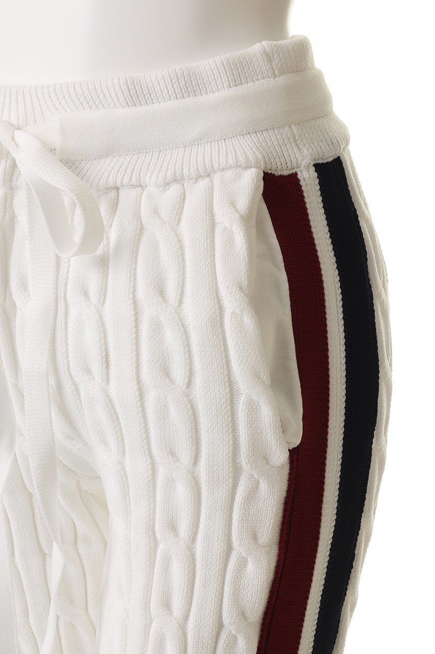 【マディソンブルー/MADISONBLUE】のSIDESTRIPE CABLE PANTS パンツ 人気、トレンドファッション・服の通販 founy(ファニー) 　ファッション　Fashion　レディースファッション　Fashion for Women　パンツ　Pants & Trousers　ストレート　Straight, Straight Cut　スポーティ　Sporty, Casual Athletic　other-5|ID: prp329100004671184 ipo3291000000036528574