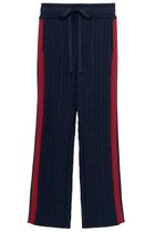 【マディソンブルー/MADISONBLUE】のSIDESTRIPE CABLE PANTS パンツ 大人の最旬トレンドファッション＆コーディネート founy(ファウニー) ファッション Fashion レディースファッション Fashion for Women パンツ Pants & Trousers ストレート Straight, Straight Cut スポーティ Sporty, Casual Athletic thumbnail ネイビー|ID: prp329100004671184 ipo3291000000036890662