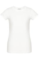 【マディソンブルー/MADISONBLUE】のCREW NECK TEE クルーネックTシャツ 人気、トレンドファッション・服の通販 founy(ファニー) ファッション Fashion レディースファッション Fashion for Women トップス・カットソー Cut & Sew Tops シャツ・ブラウス・オフィスカジュアル Elegant Blouses & Button-Ups ロングTシャツ・Tシャツ Longline T-Shirts & Tees カットソー・ベーシックTシャツ Cut-and-Sewn Tops / Stretch Tees & Basics コンパクト Compact, Small Size ショート Short, Short Length スリーブ Sleeve, Long Sleeve / Short Sleeve バランス Balance, Style Balance フィット Fit, Slim Fit フレンチ French, French Style 新作・新入荷 New Arrivals / New In |ID:prp329100004671187