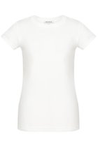 【マディソンブルー/MADISONBLUE】のCREW NECK TEE クルーネックTシャツ 人気、トレンドファッション・服の通販 founy(ファニー) ファッション Fashion レディースファッション Fashion for Women トップス・カットソー Cut & Sew Tops シャツ・ブラウス・オフィスカジュアル Elegant Blouses & Button-Ups ロングTシャツ・Tシャツ Longline T-Shirts & Tees カットソー・ベーシックTシャツ Cut-and-Sewn Tops / Stretch Tees & Basics コンパクト Compact, Small Size ショート Short, Short Length スリーブ Sleeve, Long Sleeve / Short Sleeve バランス Balance, Style Balance フィット Fit, Slim Fit フレンチ French, French Style 新作・新入荷 New Arrivals / New In thumbnail ホワイト|ID: prp329100004671187 ipo3291000000033768744