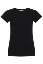 【マディソンブルー/MADISONBLUE】のCREW NECK TEE クルーネックTシャツ 人気、トレンドファッション・服の通販 founy(ファニー) ファッション Fashion レディースファッション Fashion for Women トップス・カットソー Cut & Sew Tops シャツ・ブラウス・オフィスカジュアル Elegant Blouses & Button-Ups ロングTシャツ・Tシャツ Longline T-Shirts & Tees カットソー・ベーシックTシャツ Cut-and-Sewn Tops / Stretch Tees & Basics コンパクト Compact, Small Size ショート Short, Short Length スリーブ Sleeve, Long Sleeve / Short Sleeve バランス Balance, Style Balance フィット Fit, Slim Fit フレンチ French, French Style 新作・新入荷 New Arrivals / New In thumbnail ブラック|ID: prp329100004671187 ipo3291000000033768745