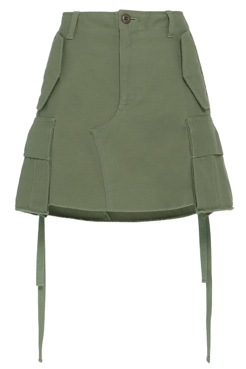 【マディソンブルー/MADISONBLUE】のCARGO MINI SK REMAKE L.oz BS リメイクカーゴミニスカート インテリア・キッズ・メンズ・レディースファッション・服の通販 founy(ファニー) 　ファッション　Fashion　レディースファッション　Fashion for Women　スカート　Skirts　ミニスカート　Mini Skirts　2023年　2023　2023春夏・S/S　Spring/Summer 2023 SS23　2024年　2024　2024春夏・S/S　Spring/Summer 2024 SS24　サテン　Satin, Glossy Fabric　ミニスカート　Mini Skirt, Short Skirt　軽量　Lightweight, Ultra Light　カーキ|ID: prp329100004671194 ipo3291000000033768791