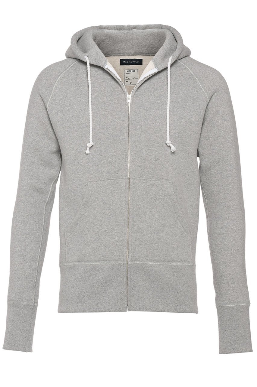 【マディソンブルー/MADISONBLUE / MEN】の【MEN】SLIM FIT ZIP HOODIE MNS フーディー インテリア・キッズ・メンズ・レディースファッション・服の通販 founy(ファニー) ファッション Fashion メンズファッション Fashion for Men トップス・カットソー Cut & Sew Tops パーカー・フーディー / カジュアルコーデ Hoodies & Parkas メンズシャツ Shirts クラシック Classic, Timeless Style シンプル Simple, Minimal スリム Slim, Slim Fit フィット Fit, Slim Fit ヴィンテージ Vintage Style グレー|ID: prp329100004671197 ipo3291000000036040085