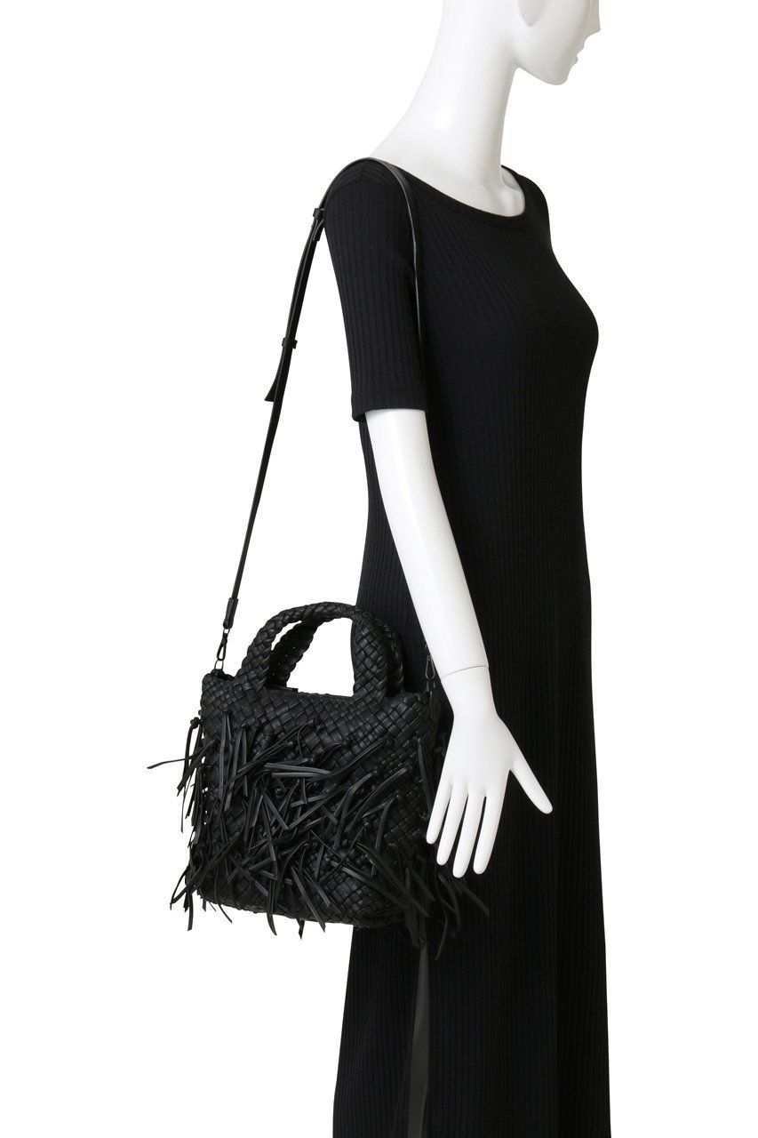 【ファロルニ/FALORNI】のイントレチャートフリンジ2wayミニハンドバッグ 人気、トレンドファッション・服の通販 founy(ファニー) ファッション Fashion レディースファッション Fashion for Women バッグ Bags エレガント 上品 Elegant ショルダー Shoulder, Shoulder Strap スマート Smart, Elegant デニム Denim, Jeans Material フリンジ Fringe, Tassel ラップ Wrap, Wrap Design 財布 Wallet, Purse other-2|ID: prp329100004675988 ipo3291000000035969684