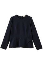 【エムダブリュー/MW】のトリアセテート(H)ペプラム フレアブラウス 人気、トレンドファッション・服の通販 founy(ファニー) ファッション Fashion レディースファッション Fashion for Women トップス・カットソー Cut & Sew Tops シャツ・ブラウス・オフィスカジュアル Elegant Blouses & Button-Ups インナー Innerwear エレガント 上品 Elegant ジャケット Jacket, Outerwear ストレッチ Stretch, Stretchy Fabric スリーブ Sleeve, Long Sleeve / Short Sleeve フレア Flare, Flared ペプラム Peplum, Flared Hem ロング Long, Long-Length thumbnail ダークネイビー|ID: prp329100004675991 ipo3291000000033787252