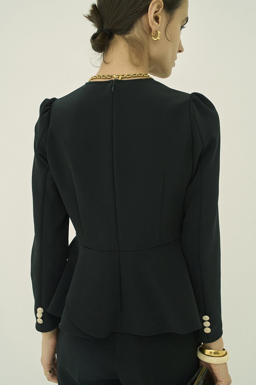 【エムダブリュー/MW】のトリアセテート(H)ペプラム フレアブラウス 人気、トレンドファッション・服の通販 founy(ファニー) ファッション Fashion レディースファッション Fashion for Women トップス・カットソー Cut & Sew Tops シャツ・ブラウス・オフィスカジュアル Elegant Blouses & Button-Ups インナー Innerwear エレガント 上品 Elegant ジャケット Jacket, Outerwear ストレッチ Stretch, Stretchy Fabric スリーブ Sleeve, Long Sleeve / Short Sleeve フレア Flare, Flared ペプラム Peplum, Flared Hem ロング Long, Long-Length other-7|ID: prp329100004675991 ipo3291000000033831084