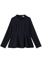 【エムダブリュー/MW】のトリアセテート(H)スタンドカラー フレア ブラウス 人気、トレンドファッション・服の通販 founy(ファニー) ファッション Fashion レディースファッション Fashion for Women トップス・カットソー Cut & Sew Tops シャツ・ブラウス・オフィスカジュアル Elegant Blouses & Button-Ups スタンド Stand Collar, Upright Stand ストレッチ Stretch, Stretchy Fabric スリーブ Sleeve, Long Sleeve / Short Sleeve フレア Flare, Flared モダン Modern, Contemporary ロング Long, Long-Length エレガント 上品 Elegant thumbnail ダークネイビー|ID: prp329100004675992 ipo3291000000035380715