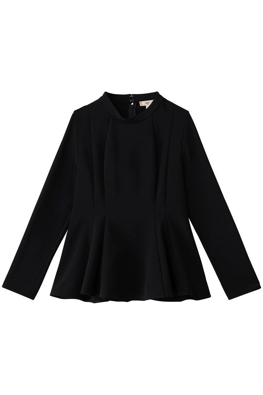 【エムダブリュー/MW】のトリアセテート(H)スタンドカラー フレア ブラウス インテリア・キッズ・メンズ・レディースファッション・服の通販 founy(ファニー) ファッション Fashion レディースファッション Fashion for Women トップス・カットソー Cut & Sew Tops シャツ・ブラウス・オフィスカジュアル Elegant Blouses & Button-Ups スタンド Stand Collar, Upright Stand ストレッチ Stretch, Stretchy Fabric スリーブ Sleeve, Long Sleeve / Short Sleeve フレア Flare, Flared モダン Modern, Contemporary ロング Long, Long-Length エレガント 上品 Elegant ブラック|ID: prp329100004675992 ipo3291000000035380716