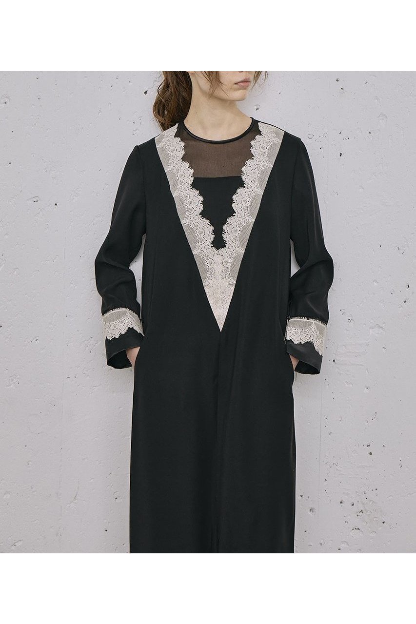 【ロキト/LOKITHO】のレース Vネック チュニック ドレス 人気、トレンドファッション・服の通販 founy(ファニー) 　ファッション　Fashion　レディースファッション　Fashion for Women　ワンピース　Dresses　フォーマル・パーティードレス・結婚式用ドレス　Elegant & Casual Dresses　チュニック　Tunic Tops & Dresses　チュニック　Tunic, Long Top　ドレス　Dress, One-Piece　レース　Lace, Lace Fabric　エレガント 上品　Elegant　新作・新入荷　New Arrivals / New In　other-6|ID: prp329100004675998 ipo3291000000033787308