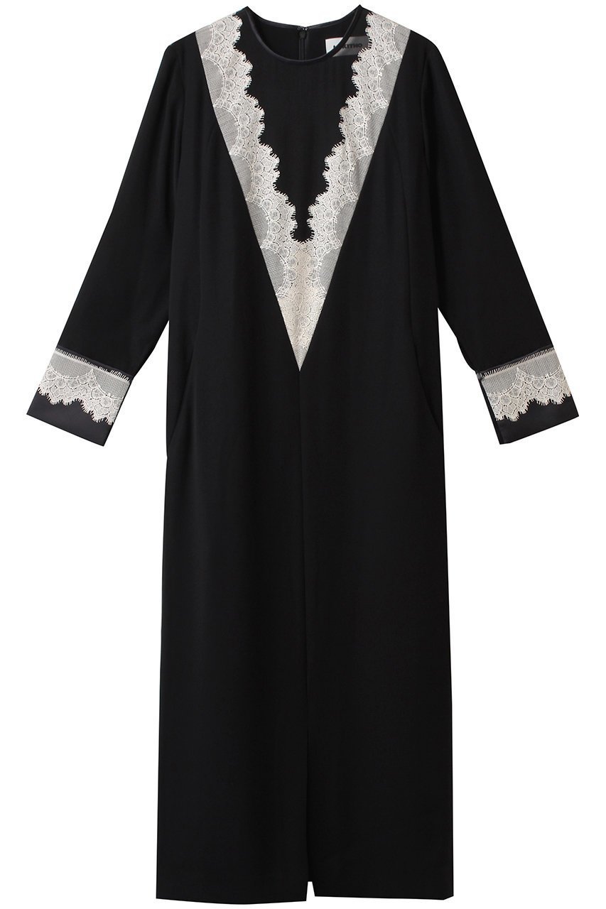 【ロキト/LOKITHO】のレース Vネック チュニック ドレス インテリア・キッズ・メンズ・レディースファッション・服の通販 founy(ファニー) ファッション Fashion レディースファッション Fashion for Women ワンピース Dresses フォーマル・パーティードレス・結婚式用ドレス Elegant & Casual Dresses チュニック Tunic Tops & Dresses チュニック Tunic, Long Top ドレス Dress, One-Piece レース Lace, Lace Fabric エレガント 上品 Elegant ブラック×ホワイト|ID: prp329100004675998 ipo3291000000035742576