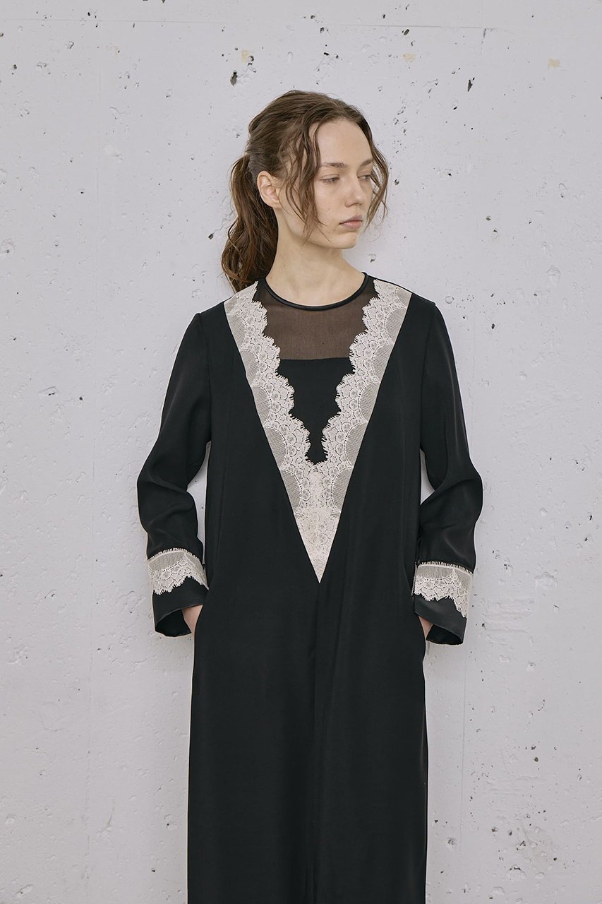 【ロキト/LOKITHO】のレース Vネック チュニック ドレス 人気、トレンドファッション・服の通販 founy(ファニー) ファッション Fashion レディースファッション Fashion for Women ワンピース Dresses フォーマル・パーティードレス・結婚式用ドレス Elegant & Casual Dresses チュニック Tunic Tops & Dresses チュニック Tunic, Long Top ドレス Dress, One-Piece レース Lace, Lace Fabric エレガント 上品 Elegant other-6|ID: prp329100004675998 ipo3291000000035742584