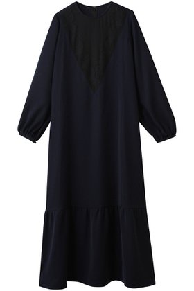 【ロキト/LOKITHO】 レース Vネック チュニック ドレス人気、トレンドファッション・服の通販 founy(ファニー) ファッション Fashion レディースファッション Fashion for Women ワンピース Dresses フォーマル・パーティードレス・結婚式用ドレス Elegant & Casual Dresses チュニック Tunic Tops & Dresses オケージョン Occasion Wear チュニック Tunic, Long Top ドレス Dress, One-Piece フレア Flare, Flared マキシ Maxi, Full Length レース Lace, Lace Fabric エレガント 上品 Elegant |ID:prp329100004675999