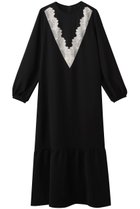 【ロキト/LOKITHO】のレース Vネック チュニック ドレス 人気、トレンドファッション・服の通販 founy(ファニー) ファッション Fashion レディースファッション Fashion for Women ワンピース Dresses フォーマル・パーティードレス・結婚式用ドレス Elegant & Casual Dresses チュニック Tunic Tops & Dresses オケージョン Occasion Wear チュニック Tunic, Long Top ドレス Dress, One-Piece フレア Flare, Flared マキシ Maxi, Full Length レース Lace, Lace Fabric エレガント 上品 Elegant thumbnail ブラック×ホワイト|ID: prp329100004675999 ipo3291000000035831110