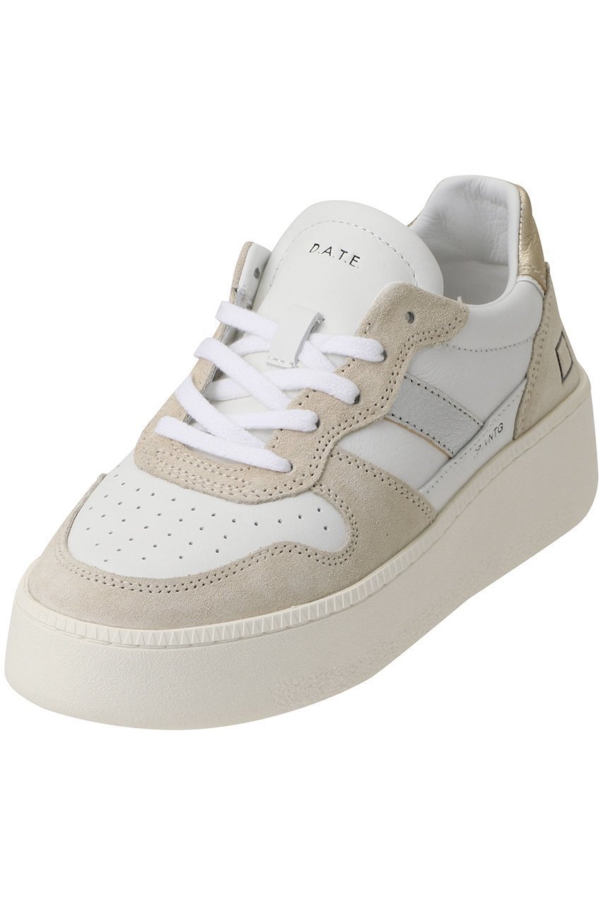 【デイト/D.A.T.E.】のCOURT PLATFORM スニーカー インテリア・キッズ・メンズ・レディースファッション・服の通販 founy(ファニー) 　ファッション　Fashion　レディースファッション　Fashion for Women　シンプル　Simple, Minimal　スタイリッシュ　Stylish, Fashionable　スニーカー　Sneakers, Trainers　トレンド　Trend, Trending Now　メタリック　Metallic, Shiny Finish　新作・新入荷　New Arrivals / New In　ヴィンテージカーフ×ラミネーテッド|ID: prp329100004676004 ipo3291000000033787349
