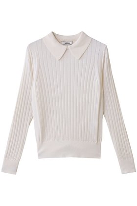 【スローン/SLOANE】 18Gワイドリブ エクストラファインメリノウール×シルク 襟付きプルオーバー人気、トレンドファッション・服の通販 founy(ファニー) ファッション Fashion レディースファッション Fashion for Women トップス・カットソー Cut & Sew Tops ニット Knit Tops & Sweaters カジュアルプルオーバー・ニットトップス Pullovers & Knit Tops / Casual Pullovers クラシカル Classical, Vintage-Inspired シルク Silk, 100% Silk ワイドリブ Wide Rib, Wide Ribbed Knit エレガント 上品 Elegant |ID:prp329100004676006