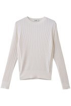【スローン/SLOANE】の18Gワイドリブ エクストラファインメリノウール×シルク クルーネック ニットトップス 人気、トレンドファッション・服の通販 founy(ファニー) ファッション Fashion レディースファッション Fashion for Women トップス・カットソー Cut & Sew Tops ニット Knit Tops & Sweaters カジュアルプルオーバー・ニットトップス Pullovers & Knit Tops / Casual Pullovers インナー Innerwear カーディガン Cardigan, Knitwear シルク Silk, 100% Silk ジャケット Jacket, Outerwear ワイドリブ Wide Rib, Wide Ribbed Knit 新作・新入荷 New Arrivals / New In A/W・秋冬 Autumn/Winter thumbnail ホワイト|ID: prp329100004676007 ipo3291000000033787372