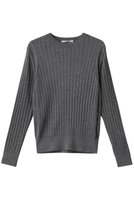 【スローン/SLOANE】の18Gワイドリブ エクストラファインメリノウール×シルク クルーネック ニットトップス 人気、トレンドファッション・服の通販 founy(ファニー) ファッション Fashion レディースファッション Fashion for Women トップス・カットソー Cut & Sew Tops ニット Knit Tops & Sweaters カジュアルプルオーバー・ニットトップス Pullovers & Knit Tops / Casual Pullovers インナー Innerwear カーディガン Cardigan, Knitwear シルク Silk, 100% Silk ジャケット Jacket, Outerwear ワイドリブ Wide Rib, Wide Ribbed Knit A/W・秋冬 Autumn/Winter |ID:prp329100004676007