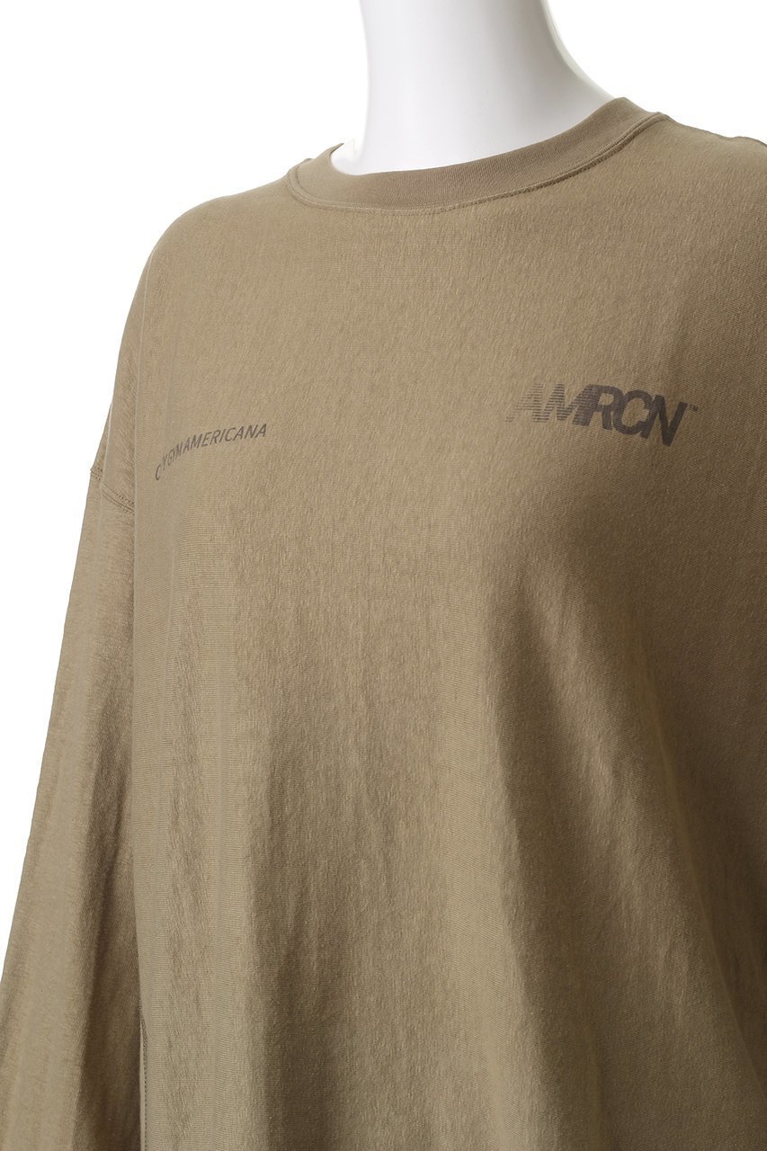 【アメリカーナ/Americana】のリヴァースウィーブロングスリーブTシャツ 人気、トレンドファッション・服の通販 founy(ファニー) 　ファッション　Fashion　レディースファッション　Fashion for Women　トップス・カットソー　Cut & Sew Tops　シャツ・ブラウス・オフィスカジュアル　Elegant Blouses & Button-Ups　ロングTシャツ・Tシャツ　Longline T-Shirts & Tees　カットソー・ベーシックTシャツ　Cut-and-Sewn Tops / Stretch Tees & Basics　スリーブ　Sleeve, Long Sleeve / Short Sleeve　トレンド　Trend, Trending Now　ロング　Long, Long-Length　other-5|ID: prp329100004676009 ipo3291000000036065481