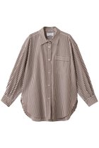 【ガリャルダガランテ/GALLARDAGALANTE】の【HERITANOVUM】ロンドンストライプオーバーシャツ ブラウン|ID:prp329100004676012