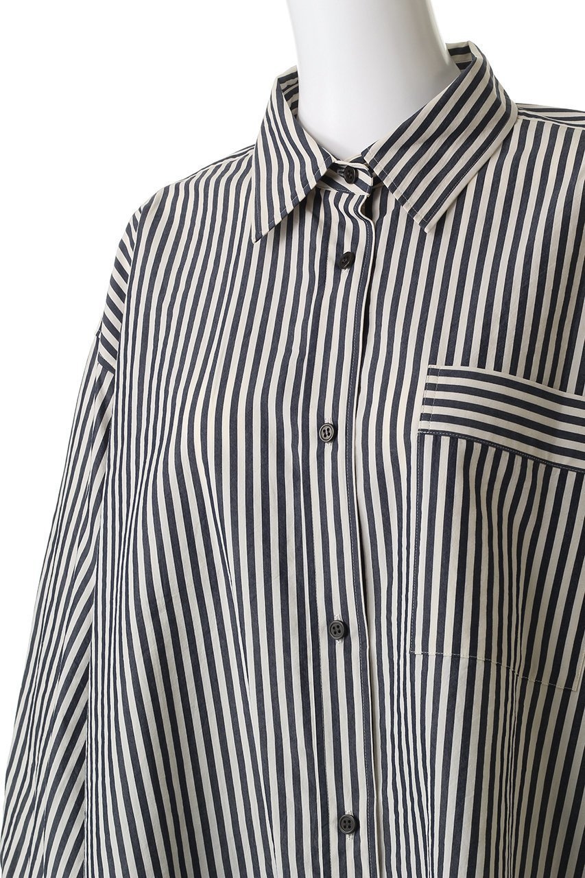 【ガリャルダガランテ/GALLARDAGALANTE】の【HERITANOVUM】ロンドンストライプオーバーシャツ 人気、トレンドファッション・服の通販 founy(ファニー) 　ファッション　Fashion　レディースファッション　Fashion for Women　トップス・カットソー　Cut & Sew Tops　シャツ・ブラウス・オフィスカジュアル　Elegant Blouses & Button-Ups　ショート　Short, Short Length　ジャケット　Jacket, Outerwear　ストライプ　Stripe, Striped Pattern　スリーブ　Sleeve, Long Sleeve / Short Sleeve　タートルネック　Turtleneck, High Neck　ロング　Long, Long-Length　ロンドン　London Style, British Inspired　ワイド　Wide, Wide Fit　冬　Winter / This Winter　定番　Standard, Basic Item　新作・新入荷　New Arrivals / New In　秋　Autumn　A/W・秋冬　Autumn/Winter　other-5|ID: prp329100004676012 ipo3291000000033787428