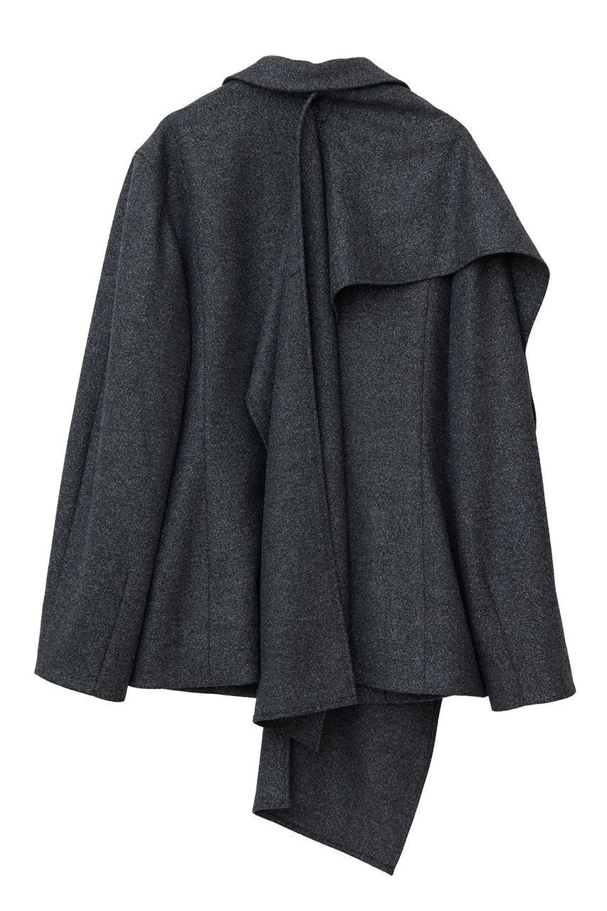 【マルティニーク/martinique】の【l heritage martinique】ラメホームスパンテーラードジャケット(セットアップ可) 人気、トレンドファッション・服の通販 founy(ファニー) 　ファッション　Fashion　レディースファッション　Fashion for Women　アウター　Coat / Outerwear Collection　レディースジャケット・軽アウター　Jackets　テーラードジャケット / 通勤・きれいめスタイル　Tailored Jackets & Blazers　おすすめ　Recommended / Our Picks　エレガント 上品　Elegant　シンプル　Simple, Minimal　ジャケット　Jacket, Outerwear　ストール　Stole, Wrap　セットアップ　Set-Up, Coordinated Outfit　ツイード　Twill, Twill Weave　トレンド　Trend, Trending Now　フィット　Fit, Slim Fit　フロント　Front, Front Design　ベーシック　Basic, Essential　ミックス　Mix, Mixed Style　ラップ　Wrap, Wrap Design　ループ　Loop, Loop Knit　other-2|ID: prp329100004676013 ipo3291000000036065529