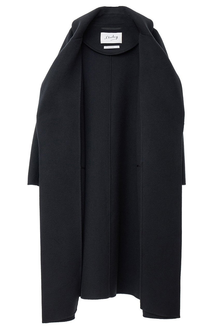 【マルティニーク/martinique】の《定番》【l heritage martinique】ウールカシミアリバーガウンコート 人気、トレンドファッション・服の通販 founy(ファニー) 　ファッション　Fashion　レディースファッション　Fashion for Women　アウター　Coat / Outerwear Collection　コート・ロングコート・ピーコート　Long Coats, Peacoats & More　おすすめ　Recommended / Our Picks　ガウン　Gown, Robe　クラシック　Classic, Timeless Style　フォルム　Silhouette, Form　リュクス　Luxury, Elegant, High-End, Chic　ロング　Long, Long-Length　冬　Winter / This Winter　定番　Standard, Basic Item　other-3|ID: prp329100004676015 ipo3291000000035831172